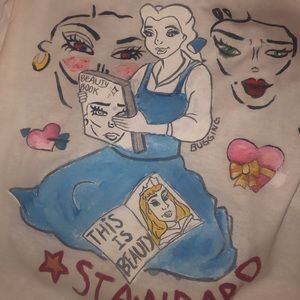 hand painted by me graphic t shirt